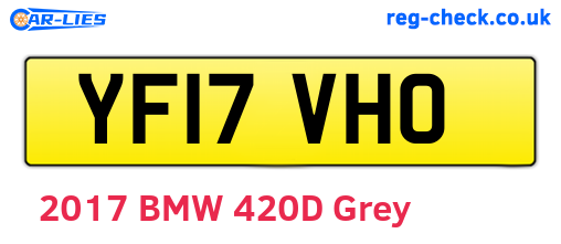 YF17VHO are the vehicle registration plates.
