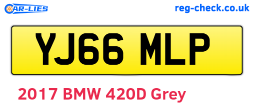 YJ66MLP are the vehicle registration plates.