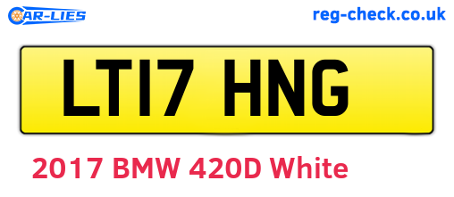 LT17HNG are the vehicle registration plates.