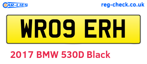 WR09ERH are the vehicle registration plates.