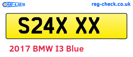 S24XXX are the vehicle registration plates.