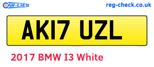 AK17UZL are the vehicle registration plates.