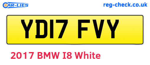 YD17FVY are the vehicle registration plates.