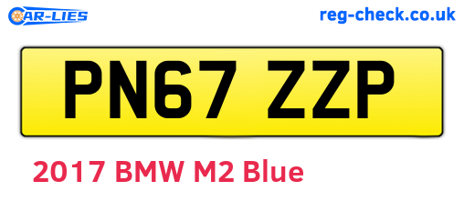 PN67ZZP are the vehicle registration plates.