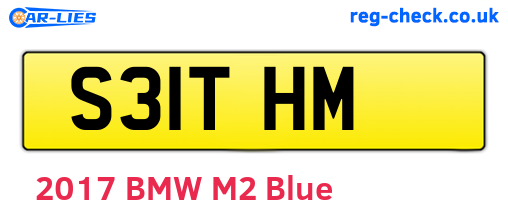 S31THM are the vehicle registration plates.