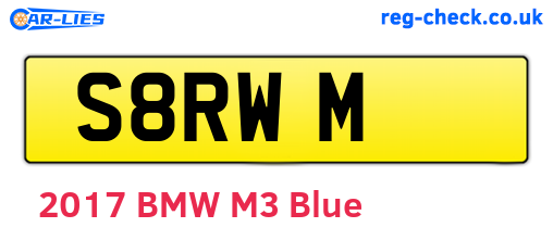 S8RWM are the vehicle registration plates.
