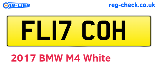 FL17COH are the vehicle registration plates.