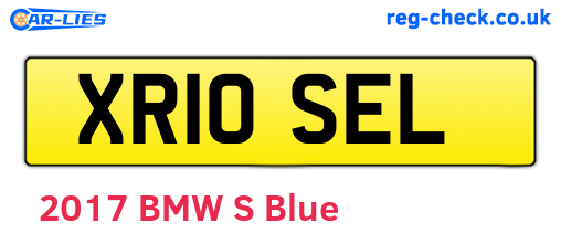XR10SEL are the vehicle registration plates.