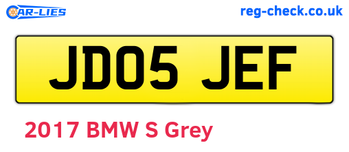 JD05JEF are the vehicle registration plates.