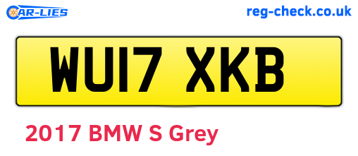 WU17XKB are the vehicle registration plates.