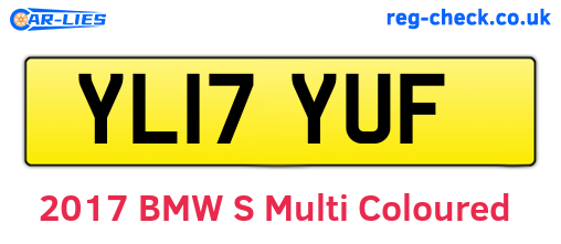 YL17YUF are the vehicle registration plates.