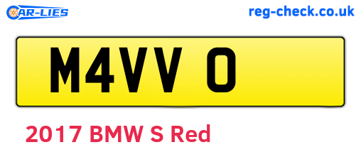 M4VVO are the vehicle registration plates.