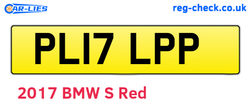 PL17LPP are the vehicle registration plates.