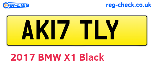 AK17TLY are the vehicle registration plates.