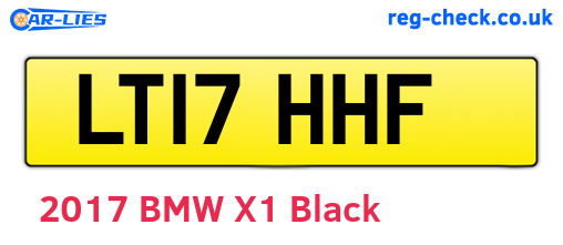 LT17HHF are the vehicle registration plates.