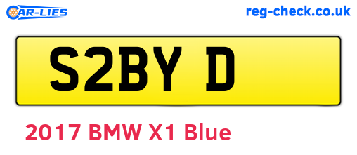 S2BYD are the vehicle registration plates.