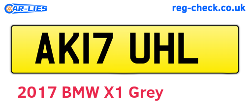 AK17UHL are the vehicle registration plates.