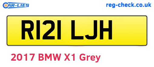 R121LJH are the vehicle registration plates.