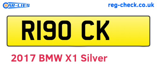 R19OCK are the vehicle registration plates.