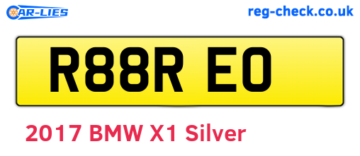 R88REO are the vehicle registration plates.