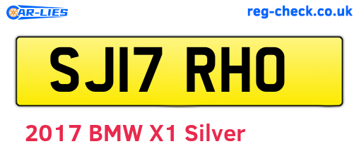 SJ17RHO are the vehicle registration plates.