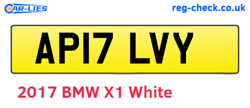 AP17LVY are the vehicle registration plates.