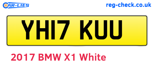YH17KUU are the vehicle registration plates.