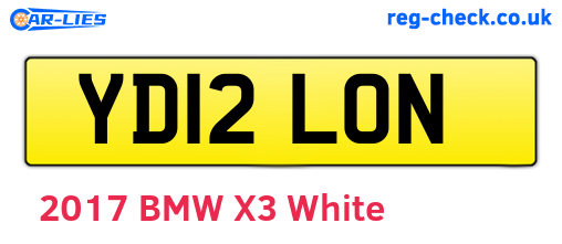 YD12LON are the vehicle registration plates.