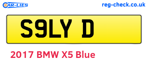S9LYD are the vehicle registration plates.