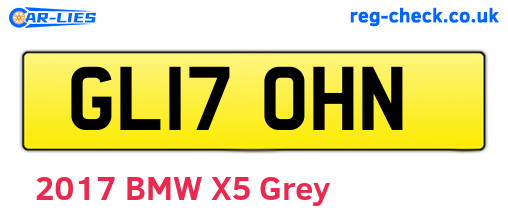 GL17OHN are the vehicle registration plates.