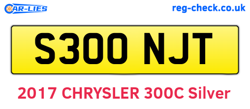 S300NJT are the vehicle registration plates.