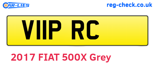 V11PRC are the vehicle registration plates.