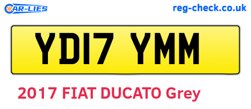 YD17YMM are the vehicle registration plates.