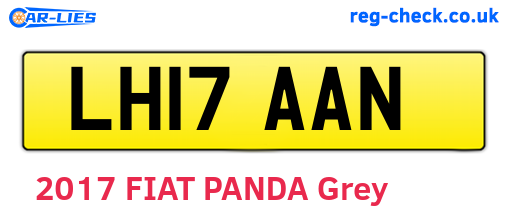 LH17AAN are the vehicle registration plates.