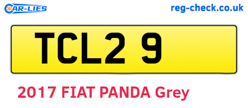 TCL29 are the vehicle registration plates.