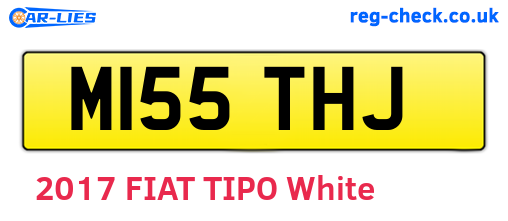 M155THJ are the vehicle registration plates.