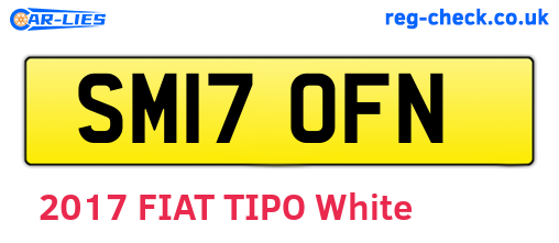 SM17OFN are the vehicle registration plates.
