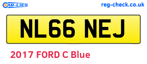 NL66NEJ are the vehicle registration plates.