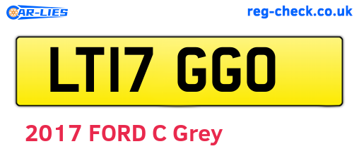 LT17GGO are the vehicle registration plates.