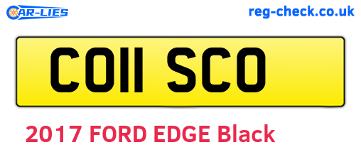 CO11SCO are the vehicle registration plates.
