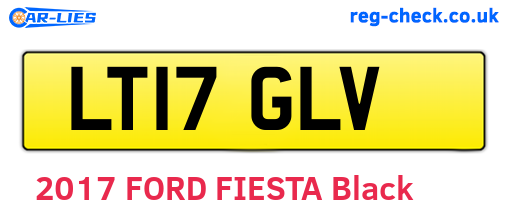 LT17GLV are the vehicle registration plates.