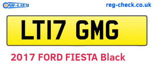 LT17GMG are the vehicle registration plates.
