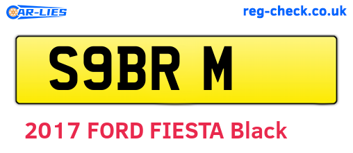 S9BRM are the vehicle registration plates.