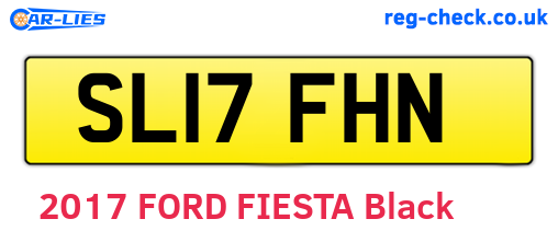 SL17FHN are the vehicle registration plates.