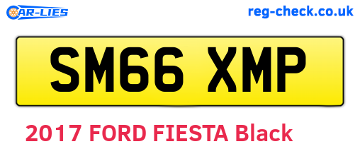 SM66XMP are the vehicle registration plates.