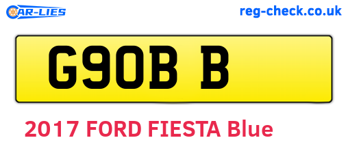 G9OBB are the vehicle registration plates.
