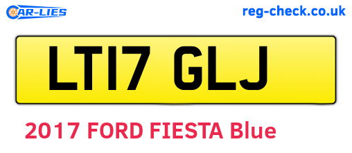 LT17GLJ are the vehicle registration plates.