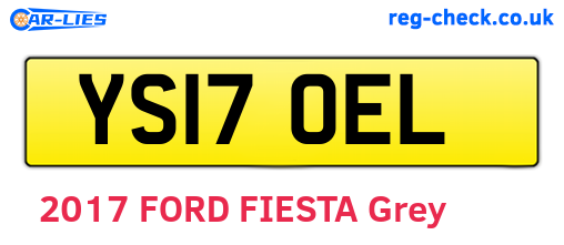 YS17OEL are the vehicle registration plates.