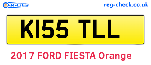 K155TLL are the vehicle registration plates.