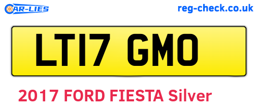 LT17GMO are the vehicle registration plates.
